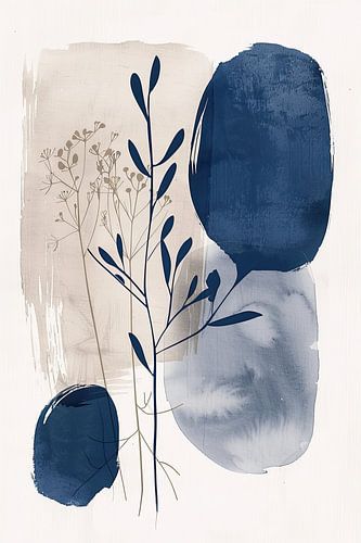 Œuvre d'art minimaliste abstraite