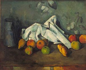 Paul Cézanne. Pot à lait et pommes