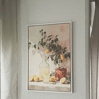 Klantfoto: When Life gives you Lemons, make Lemonade no.3 van Studio BB, op canvas