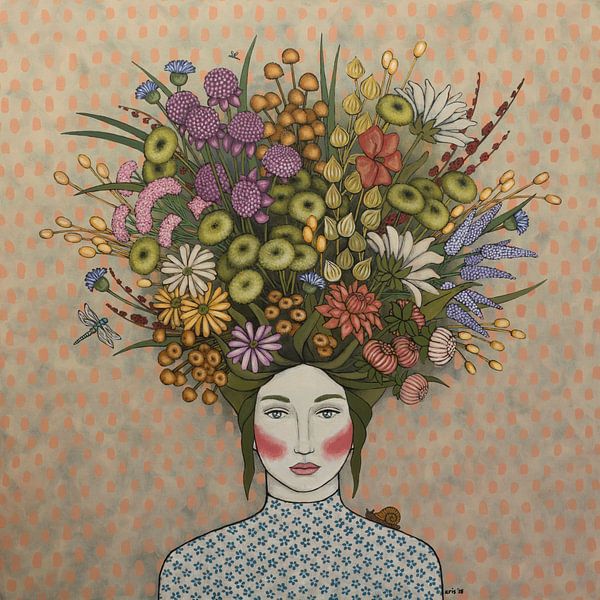 Flowers on my mind (no.2025-02) by Kris Stuurop