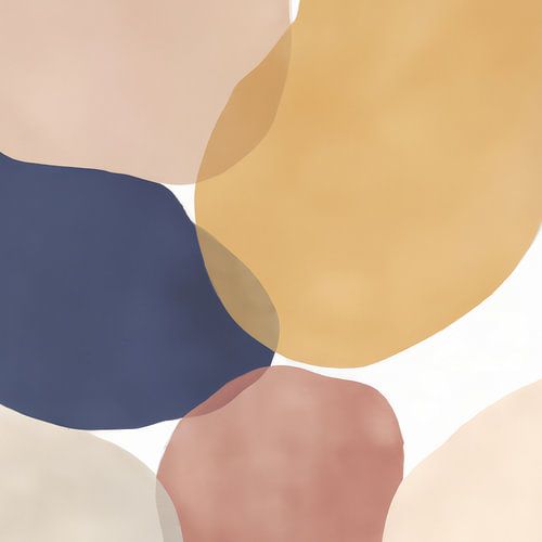 Abstrait moderne aux couleurs calmes