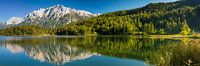 Lautersee and Karwendel Mountains