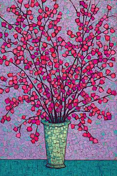 Rosa Zweige | Helle Blumenstimmung