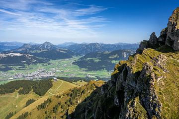 Uitzicht vanaf de Kitzbüheler Horn in de Tiroler Alpen