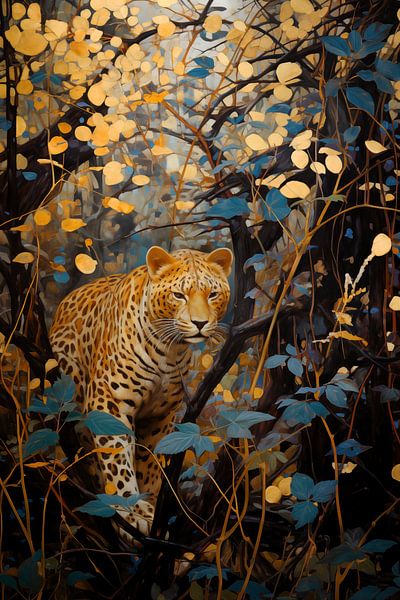 Lurking Leopard van Whale & Sons
