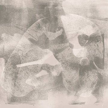 Organic shapes in neutral colors by Abstract Minimalist Art