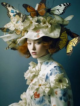 Butterfly hat by haroulita
