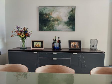 Composition abstraite moderne dans des tons neutres