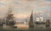 Boston Harbor, Fitz Henry Lane van Meesterlijcke Meesters thumbnail