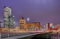 Rotterdam, ochtendspits op de Kop van Zuid van Frans Blok thumbnail