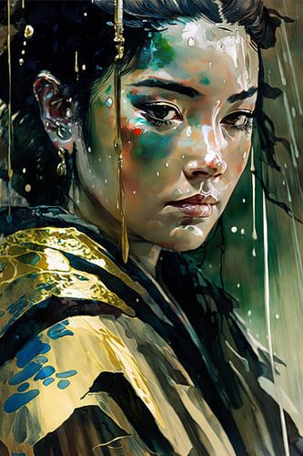 Geisha Dromen Gouden Kimono