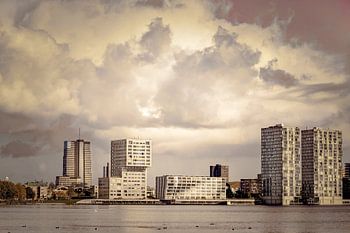 Skyline van Almere. Urban.