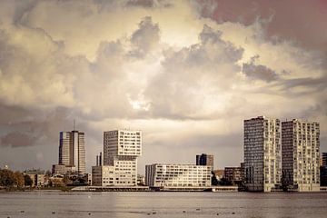 Skyline von Almere. Urban.