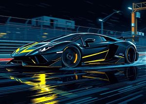Lamborghini Centenario Neon 1