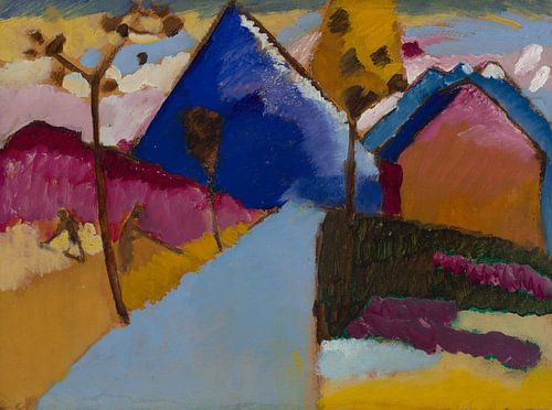 Wassily Kandinsky, Kochel, rechte weg, 1909