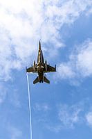 Rare F-18 Hornet finlandais lors de l'atterrissage à Leeuwarden