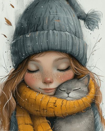 Meine Katze und ich sind die besten Freunde