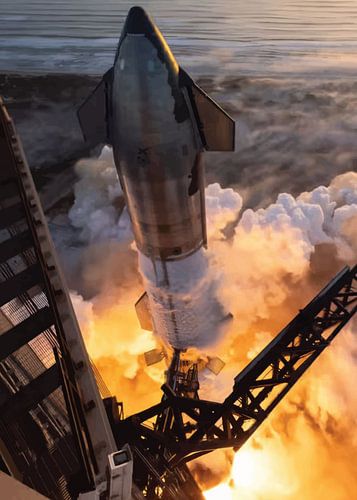 Départ de la fusée sur Hazen Rocky