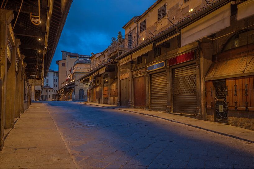 Ponte Vecchio, Florence early one morning by Maarten Hoek