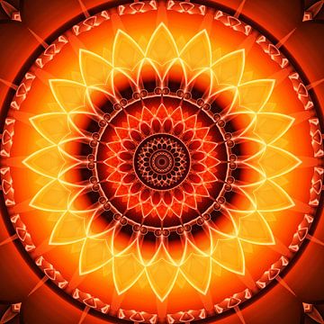 Mandala Kracht van de Zon van Christine Bässler