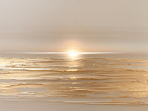 Zonsondergang boven de Gouden Oceaan