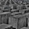 Judengedenkmal abstract B&W - Berlin van Patrick LR Verbeeck