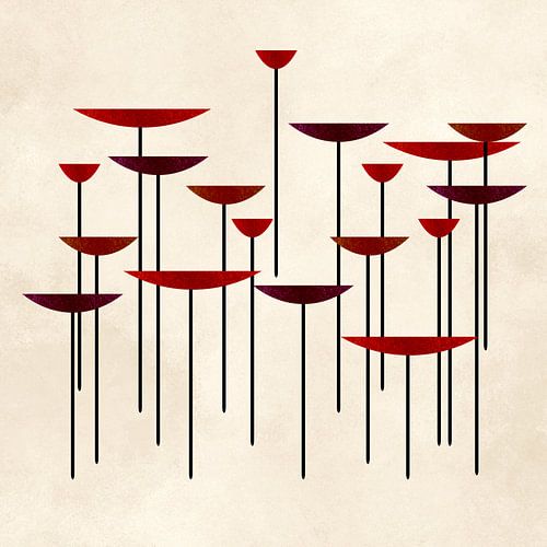 Contemporary II in red