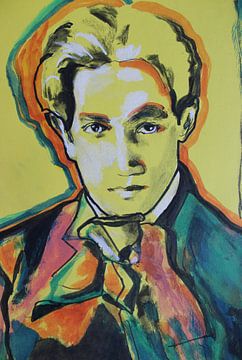 Portrait de Schiele sur Helia Tayebi Art