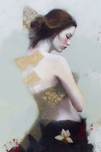 Portret met een sensuele sfeer van Studio Allee