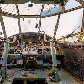 Abandoned aircraft cockpit of an Antonov in the Eastern Bloc by Gentleman of Decay