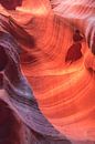 Schöne Farben im Antelope Canyon, Arizona von Rietje Bulthuis Miniaturansicht