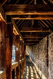 battlements on the city wall by Dieter Walther