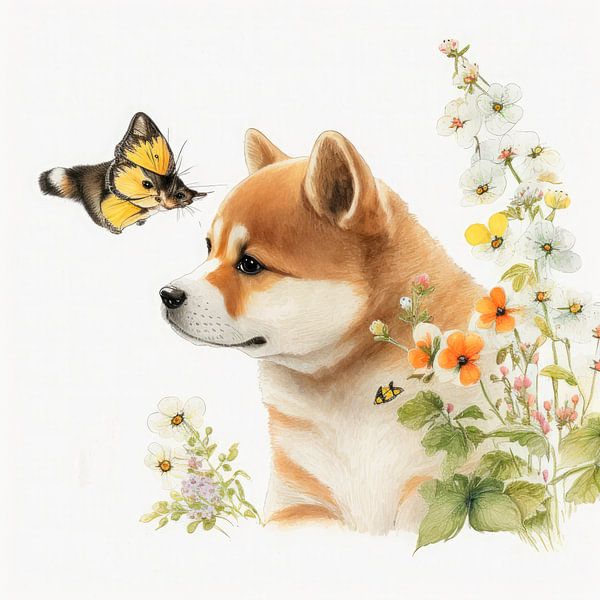 Shiba Romantisch 3 von DNH Expressions