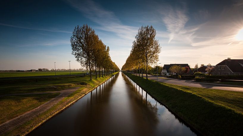 View over the Main Canal by Wim Slootweg