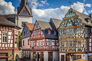 Historische Fachwerkhäuser am Marktplatz von Idstein
