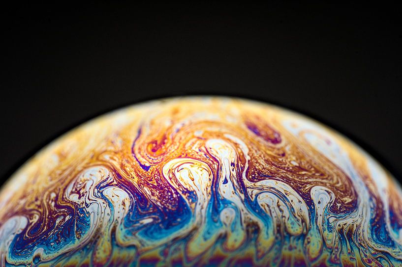 Planet soap bubble by Tim Smeets