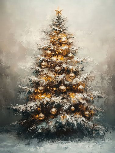 Classic Christmas Tree Art