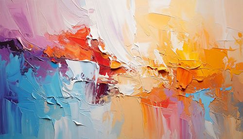 Detail van het schilderij als achtergrond