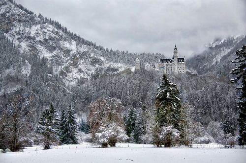 Landschapsfoto van het Slot Neuschwanstein