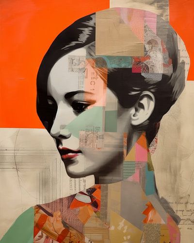 Moderne Collage mit einem Hauch von Vintage