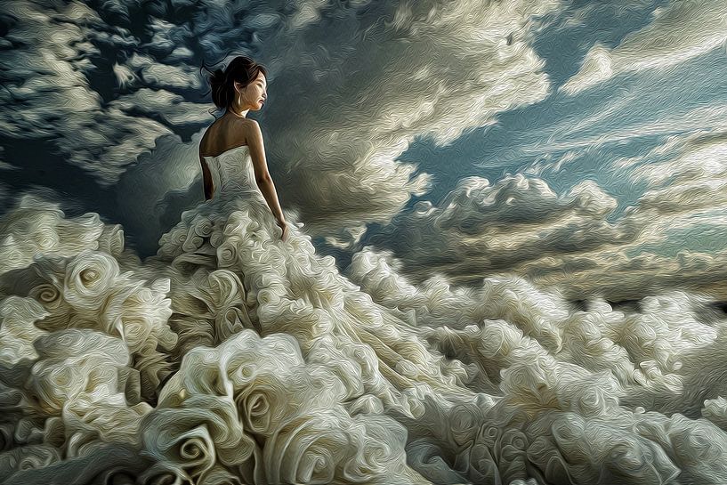 pictorial japanese gown fantasy by Egon Zitter