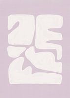 Abstract Shapes #2 | Lila White