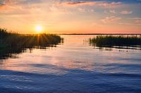 Sunset over the Chiemsee
