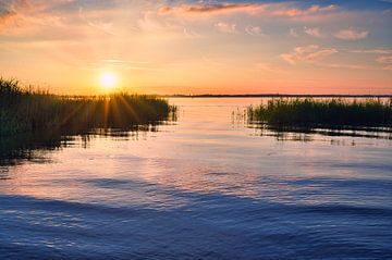 Sonnenuntergang über dem Chiemsee von C. Nass