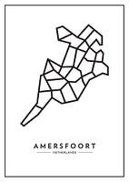 Amersfoort van boven – abstract lijnenspel met karakter