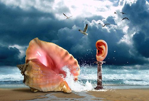 Entendre le bruit de la mer