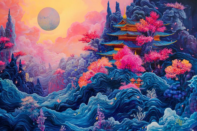 art japonais moderne numérique par Egon Zitter