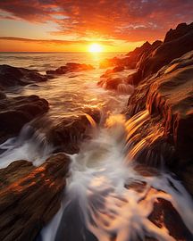 Sonnenuntergang am Meer