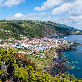 Panorama van Velas - Sao Jorge van Alexander Dorn