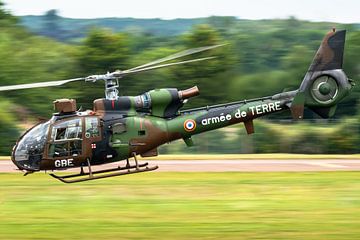 French Army's Aérospatiale Gazelle helicopter by KC Photography